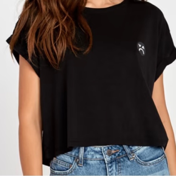 RVCA Happy Sad cropped T-shirt - Picture 7 of 7